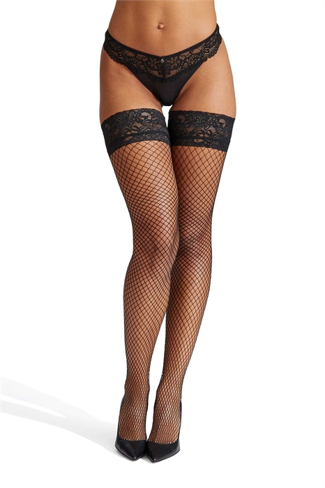 Чулки в сетку с кружевным верхом, 2 шт. в упаковке артикул 155688907