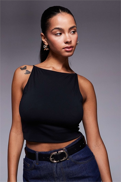 Легкая майка без рукавов артикул 146136321