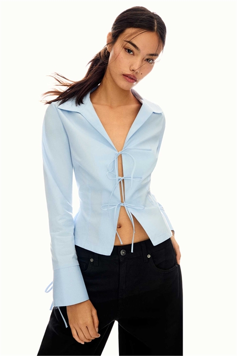 Рубашка с завязками артикул 151720707