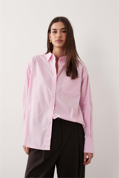 Рубашка из поплина свободного кроя Jamie артикул 154134434