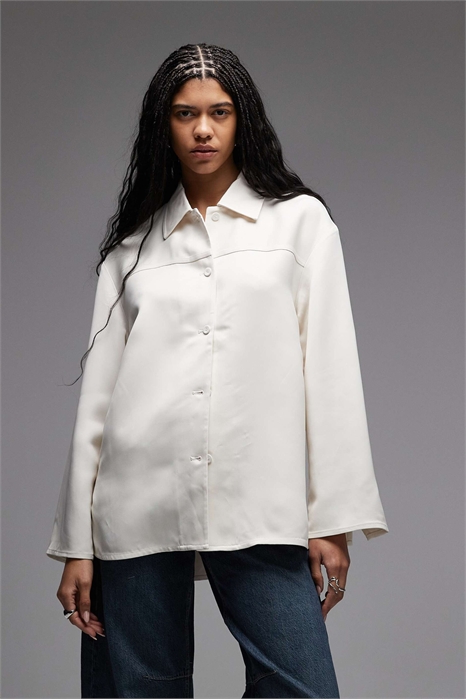Рубашка из атласа артикул 153665282