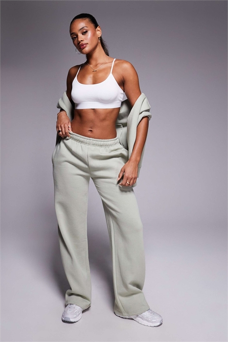 Джоггеры с широкими брючинами из ткани с высоким содержанием хлопка co-ord артикул 147996491