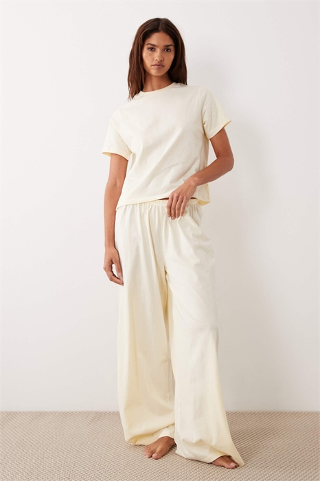 Хлопковые пижамные брюки в стиле «микс-энд-матч» артикул 153840918