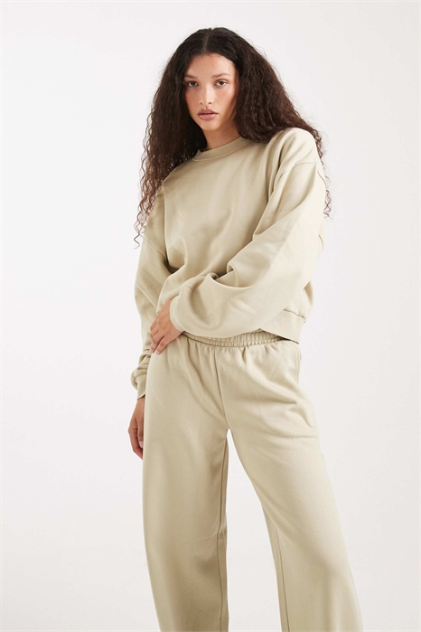 Толстовка с рукавами-балонами и воротником-стойкой артикул 151220493