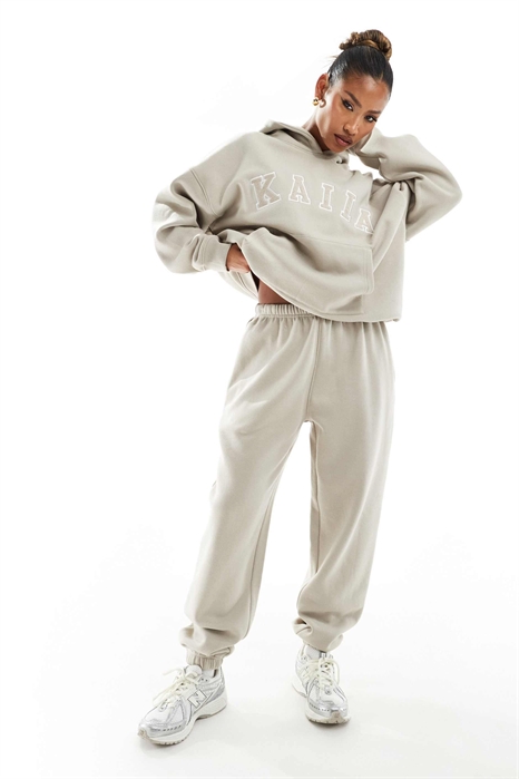 Джоггеры с манжетами из смесовой ткани co-ord артикул 150664969