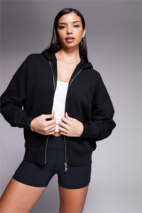 Icon Rest Day — оверсайз-худи из хлопка плотностью 440 г/м² с капюшоном и застежкой-молнией артикул 151783636