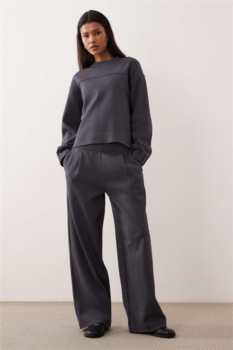 Прямые джоггеры из смешанной хлопковой ткани пике co-ord артикул 154263486