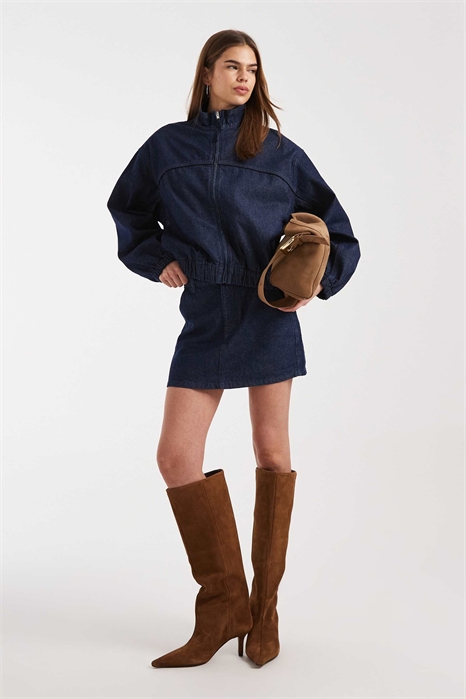 Джинсовая мини-юбка co-ord артикул 154010134