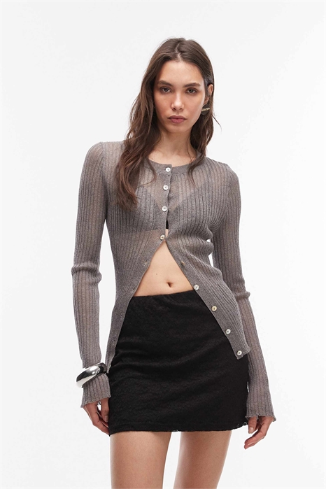 Кружевная мини-юбка артикул 149753471