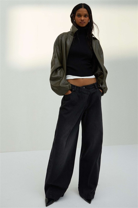 Брюки с расклешенными штанинами артикул 155842197