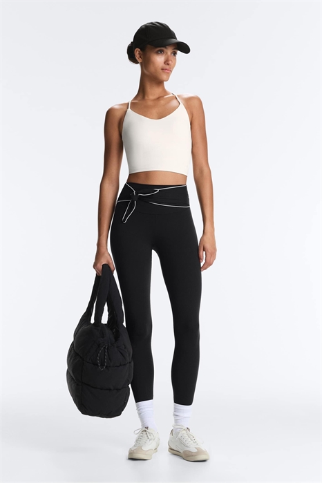 Высокие леггинсы Comfortlux до щиколотки с бантиком артикул 156172720