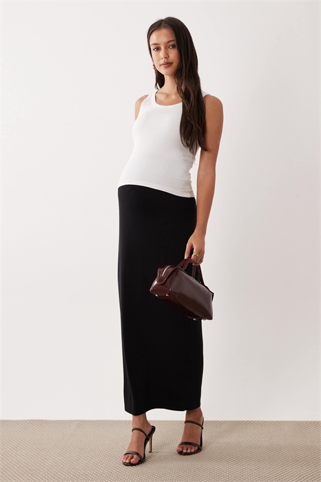 ASOS DESIGN Длинная юбка-колода из трикотажа для беременных артикул 150706829