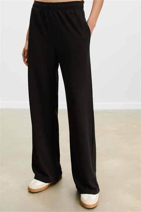 Брюки-джоггеры с широкими брючинами артикул 151319967