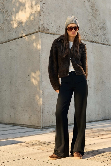 Длинные брюки с широкими брючинами артикул 155704707