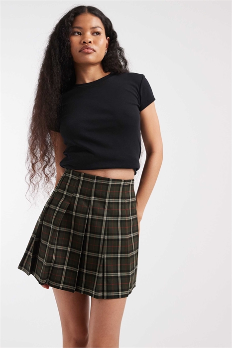 Мини-юбка в клетку артикул 152230037