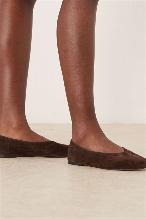 Балетки из замши премиум-класса артикул 148925384