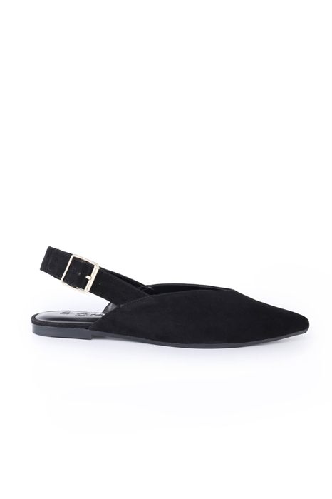 Балетки Shenley из замши с открытой пяткой артикул 155818074