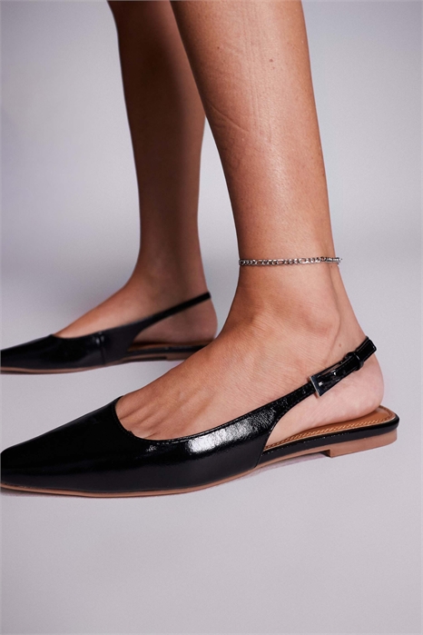 Балетки со шнурком сзади артикул 143766515