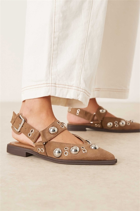 Балетки «Мэри Джейн» с заклепками от Luxor артикул 149598873