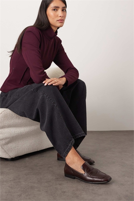 Минималистичные лоферы Alba из кожи премиум-класса артикул 150833868