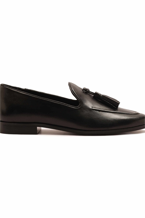 Лоферы с кожаными кисточками из кожи Moselle артикул 153631750