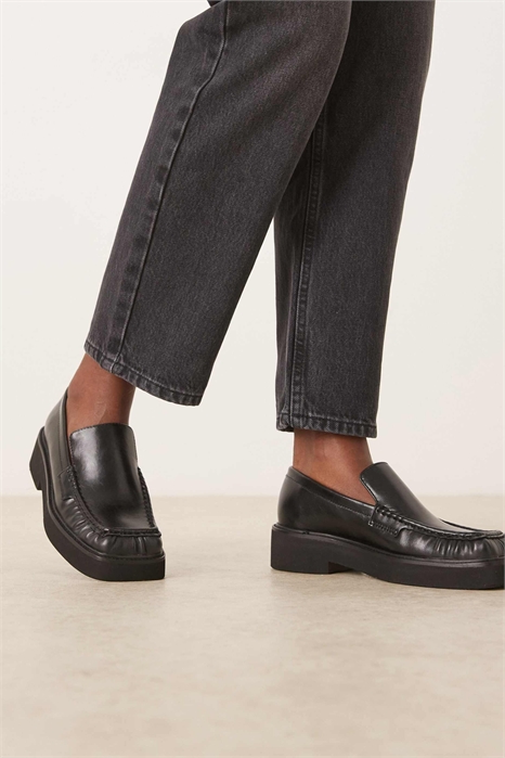 Лоферы с квадратным носком из мирта артикул 149598843