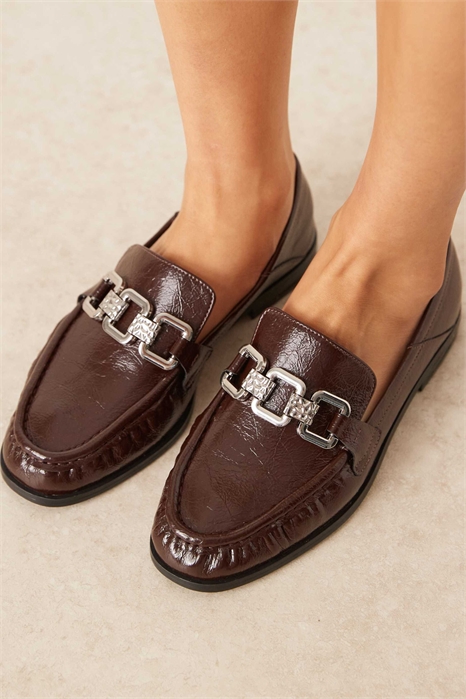 Лоферы с рюшами и цепочкой от Melrose артикул 146995227