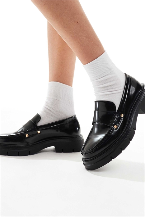 Лоферы на платформе в стиле кэжуал артикул 149170142