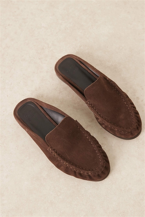 Мягкие лоферы-мули премиум-класса артикул 152351335