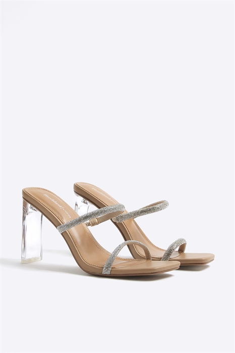 Туфли-муле на каблуке с двумя ремешками от Diamante артикул 151839188