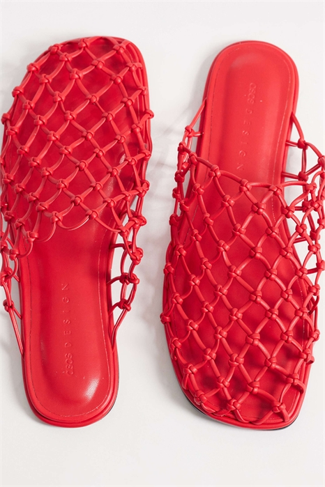 Плоские туфли-муле из ткани «Mercy» артикул 153491044