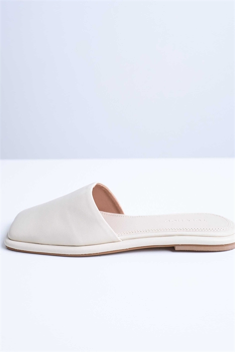 Мули с квадратным носком из натуральной кожи от Almina артикул 141532299