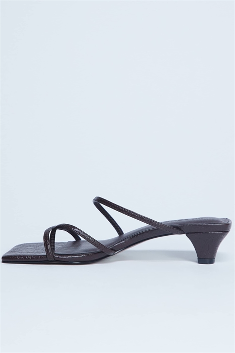 Туфли-муле Iva на низком каблуке с ремешками артикул 144913768