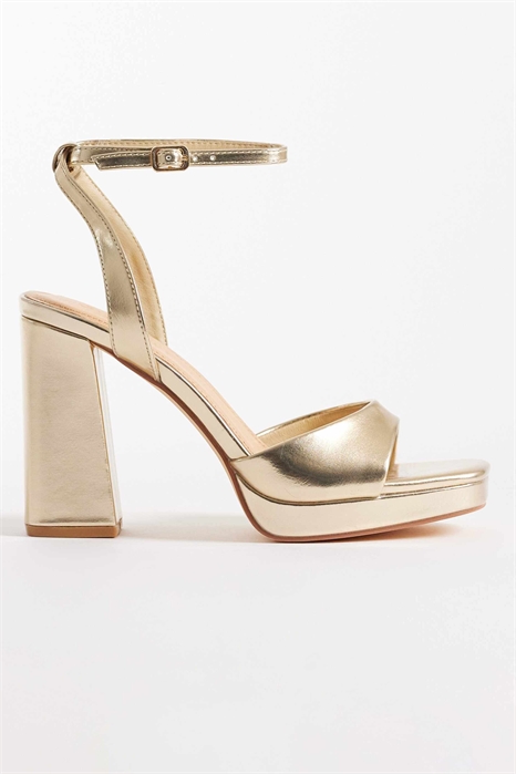 Сандалии на тонком каблуке с открытыми пальцами в космическом стиле артикул 152707264