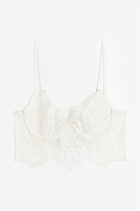 Кружевное бюстье без подкладки артикул 1185071003