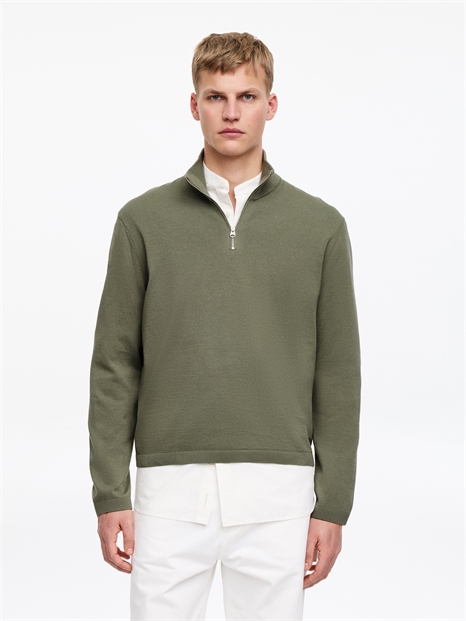 Вязаный джемпер с полузастежкой-молнией артикул 1331269001