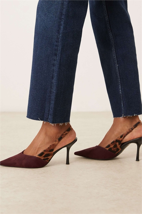 Туфли-лодочки с открытой пяткой и шпилькой от Sabrina артикул 148923861