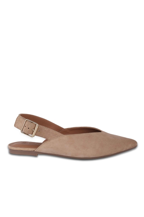 Балетки Shenley из замши с открытой пяткой артикул 155818280