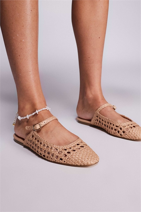 Плетеные туфли-муле от Glennie артикул 141072202