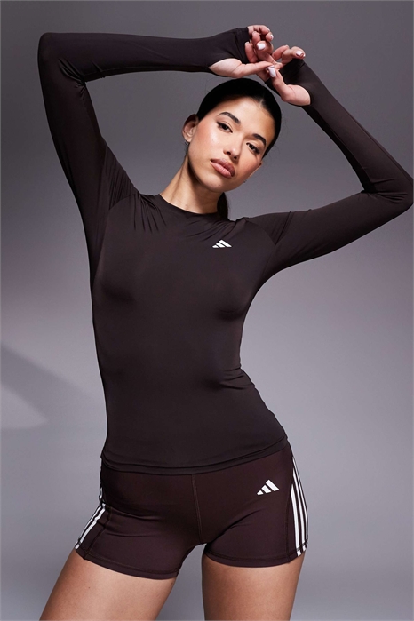 Футболка с длинным рукавом adidas Training Power Essentials артикул 150043796