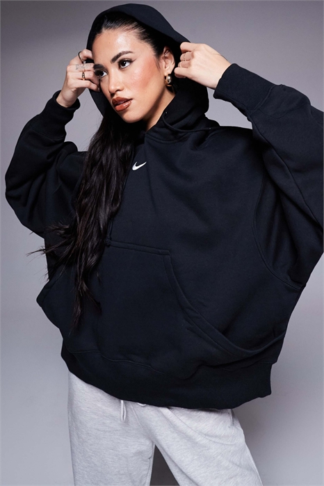 Худи из флиса Phoenix с капюшоном, модель оверсайз артикул 116054939