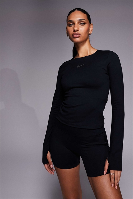 Приталенная кофта с длинным рукавом Nike One Training артикул 150000116