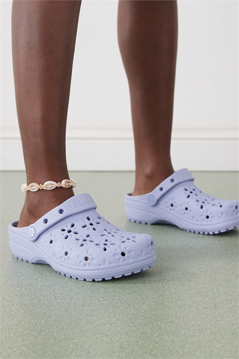 Классические сабо с цветочным вырезом артикул 154406418