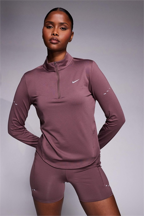 Футболка Swift Dri-FIT с длинным рукавом и полузастежкой-молнией артикул 149998027