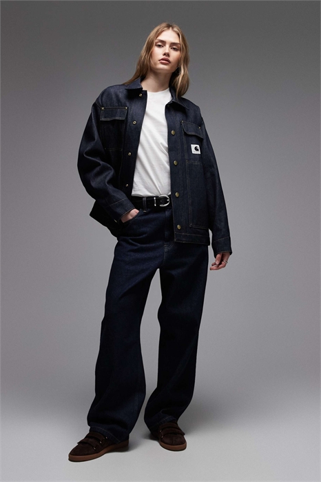 Джинсы из прямого денима свободного кроя от Brandon артикул 153491909