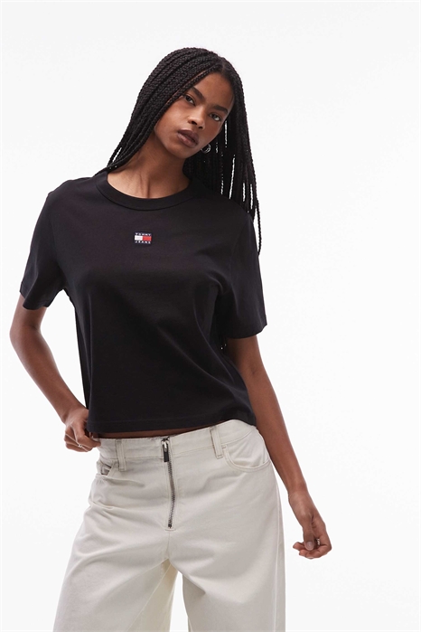 Футболка прямого кроя с центральным логотипом артикул 149000346