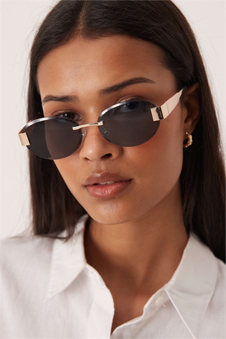 Солнцезащитные очки без оправы артикул 154870070