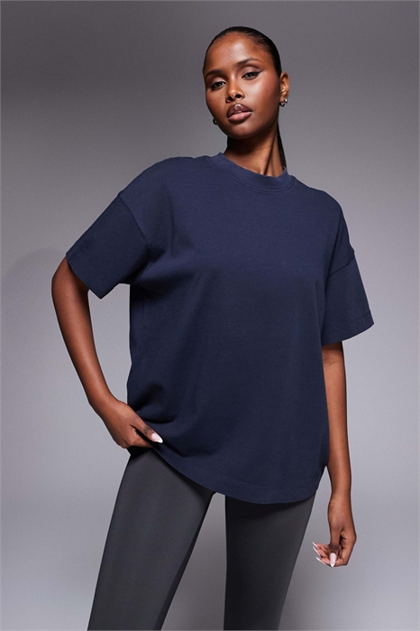 Футболка Icon из плотной хлопчатобумажной ткани свободного кроя с технологией быстрого высыхания артикул 151738837