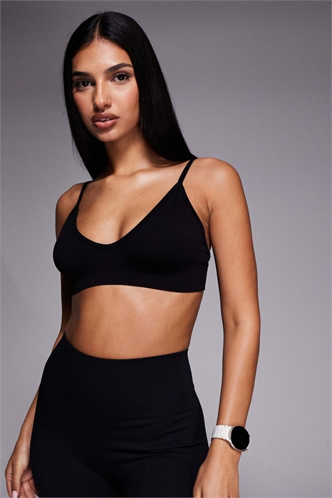 Спортивный бюстгальтер Icon без швов с легкой поддержкой и регулируемыми бретелями артикул 151779204