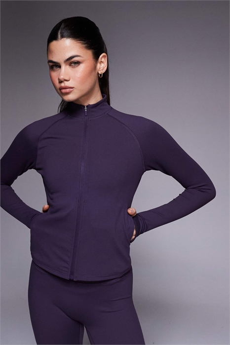 Длиннорукавная кофта Icon с мягкой текстурой и застежкой-молнией артикул 151739010